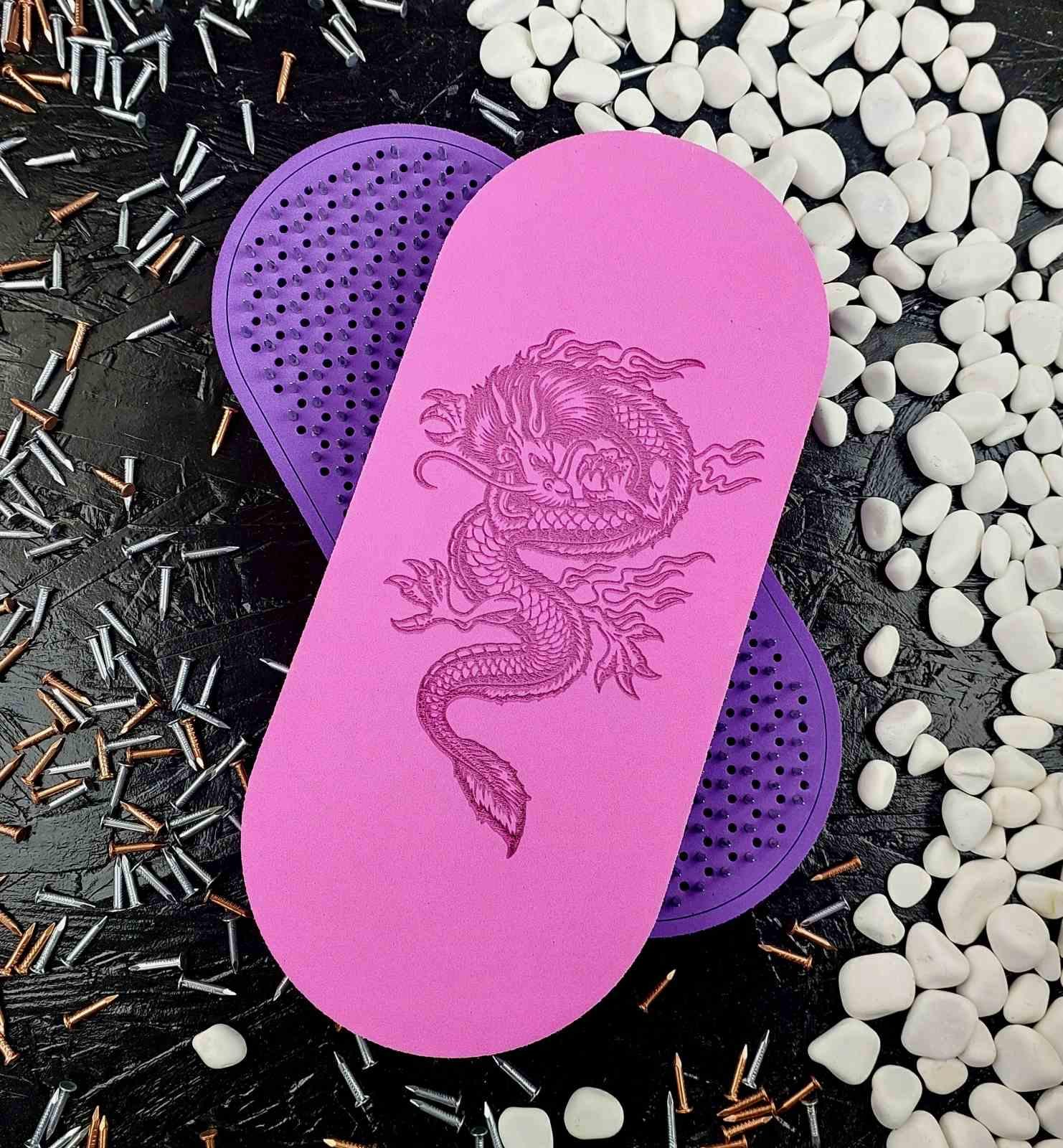 Доски Садху гибкие Розовый дракон с чехлом (27444150)