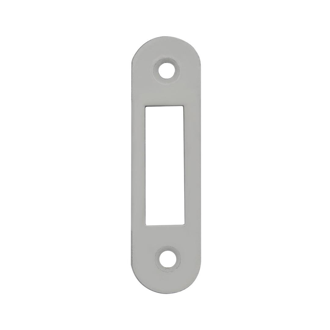 Ответная планка для замка AGB Mediana/Centro без отбойника Хром матовый (B01000.40.34)