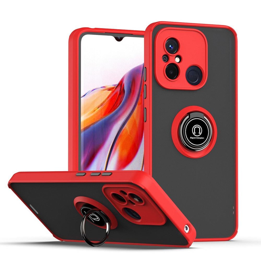 Защитный чехол MatteLuxe Xiaomi Redmi 12C (с кольцом) Red (33086-2D)