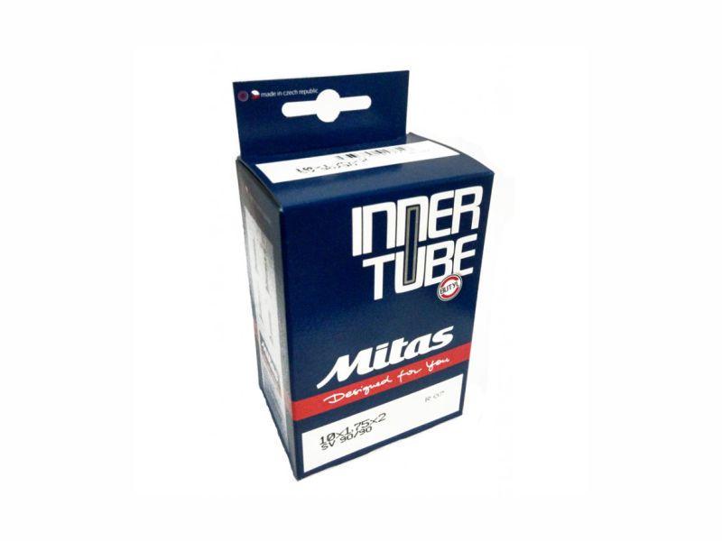 Велогума MITAS 10" x 1,75-2,0" SV90 поворот 90 градусів Classic RO7 BSC 0,9 мм Чорний (TUB-T1-01)