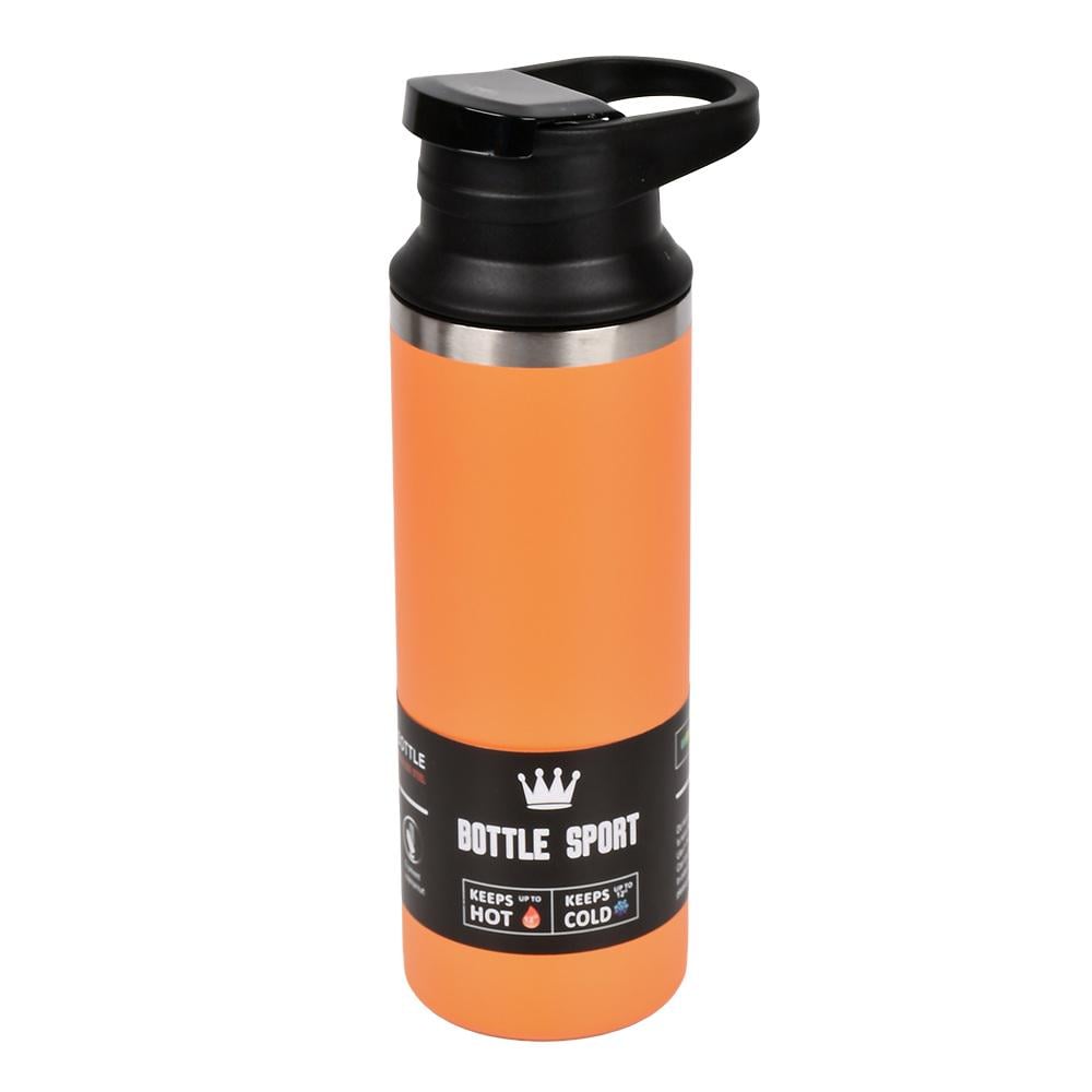 Термос-поїлка спортивний Bottle Sport з нержавіючої сталі 550 мл Orange (32926589)