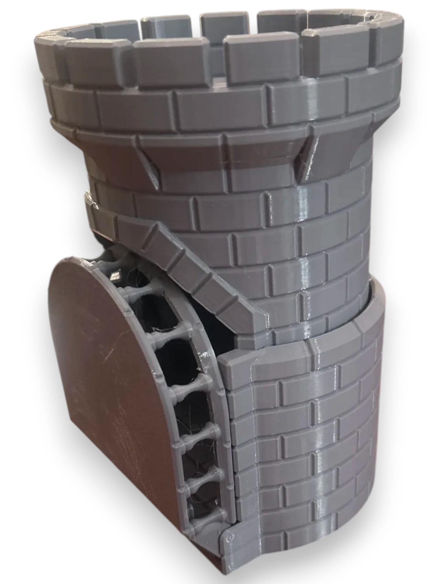 Башня для настольных игр Dice Tower SmashGate Серый (0699-1) - фото 5