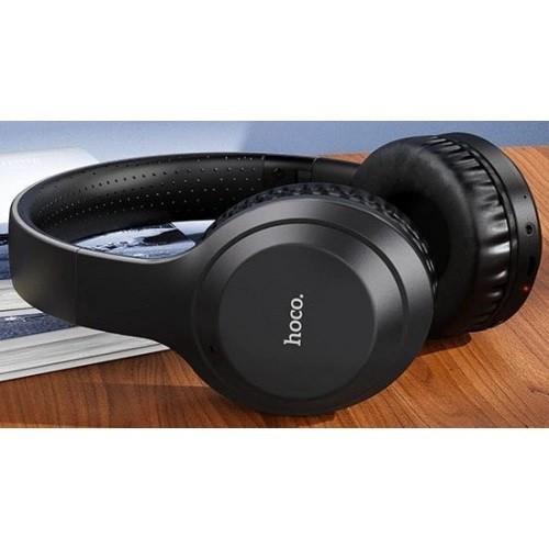 Навушники Hoco W30 Bluetooth з мікрофоном бездротові Black - фото 3