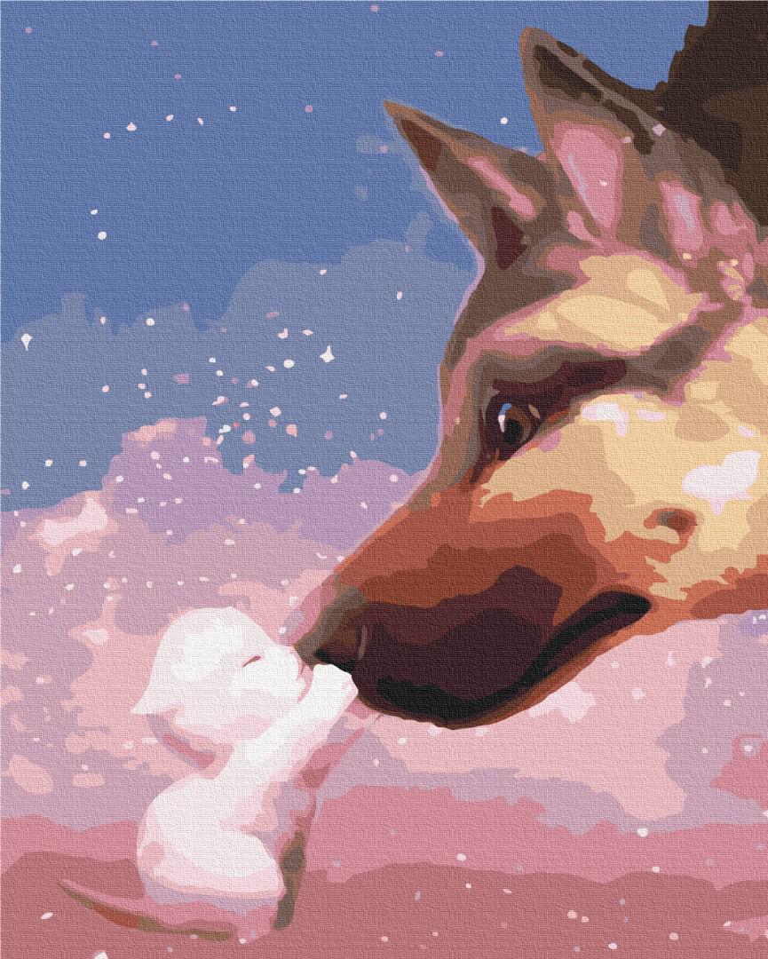 Картина по номерам Brushme Храбрый друг 40x50 см (BS37432) Картина по номерам Brushme Храбрый друг 40x50 см (BS37432)