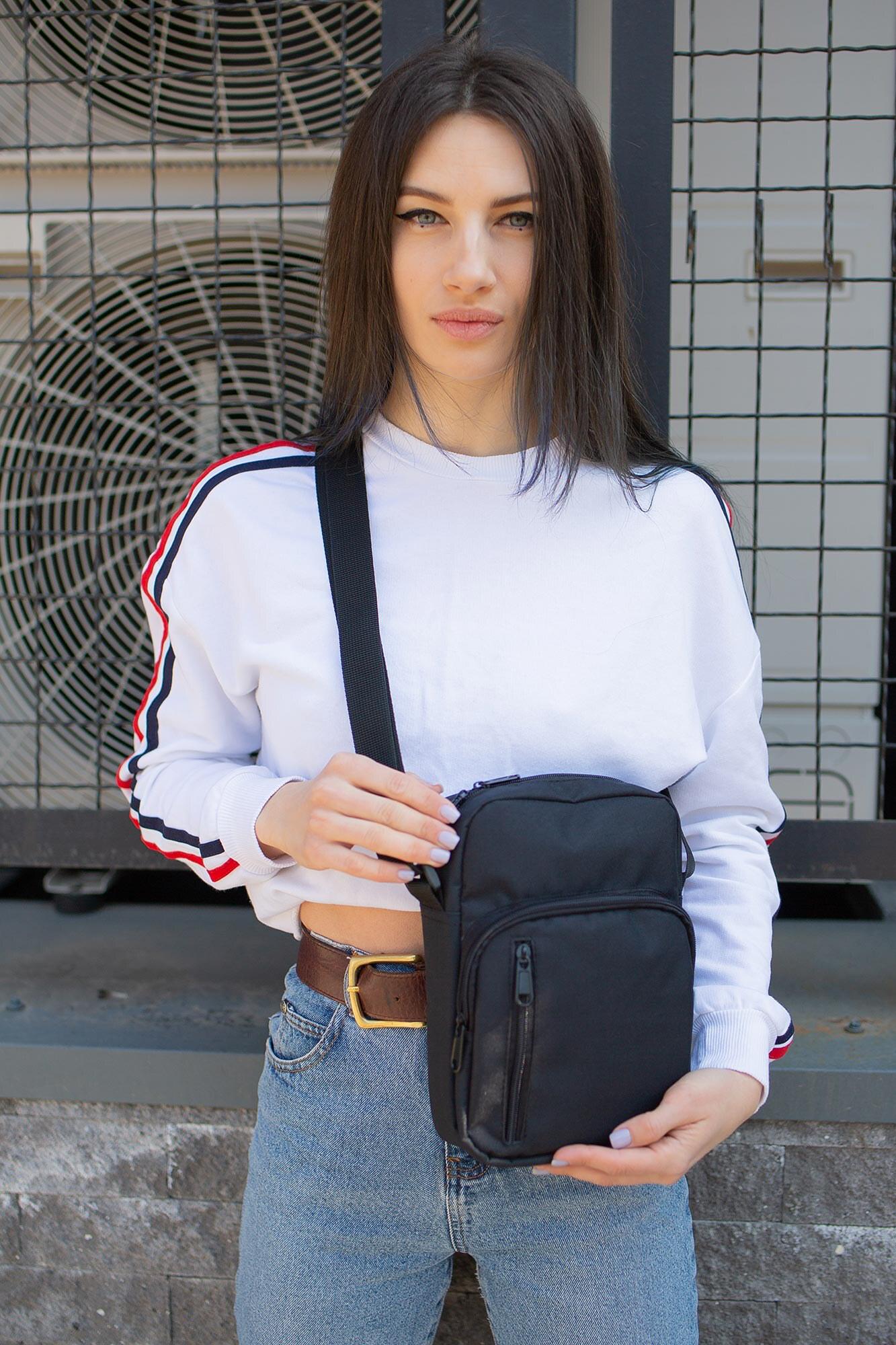 Сумка-месенджер Without basic woman Black (8042844)