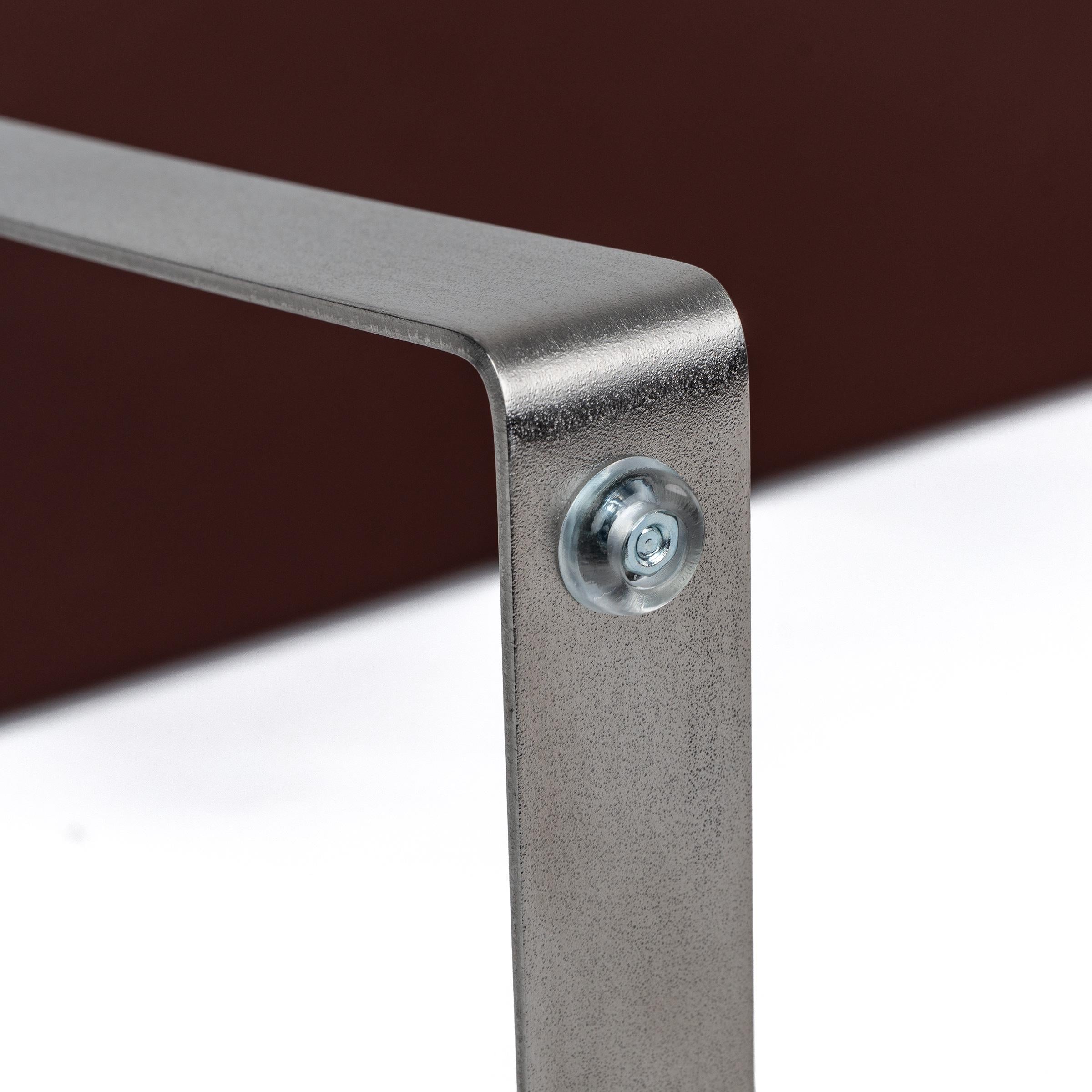 Педикюрная подставка для ног eco stand PADIX на металлических ножках Коричневый (26397961) - фото 5