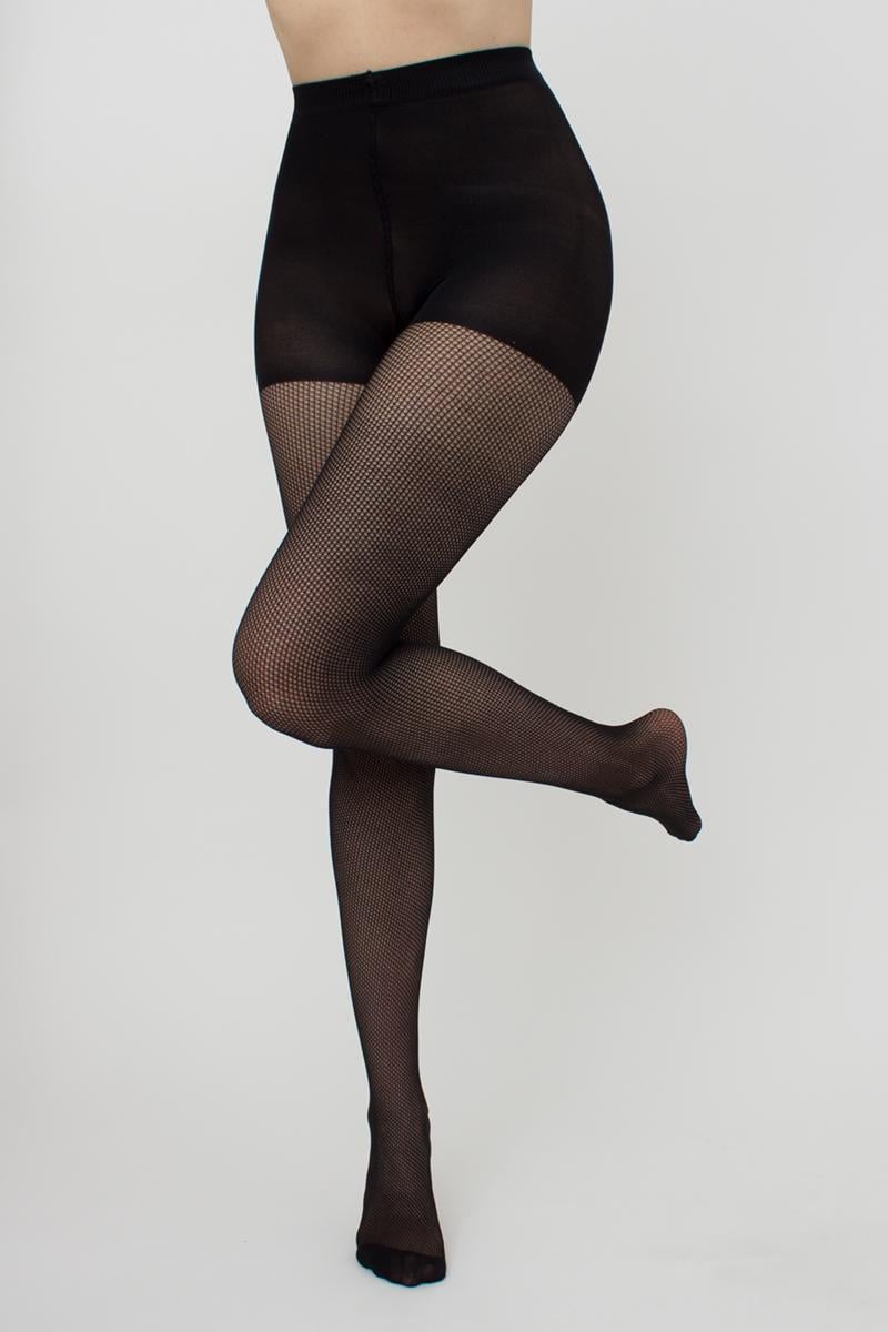 Колготи жіночі Giulia NET з імітацією сітки 40 1 р. 3 Black/Nero (4823102992037)