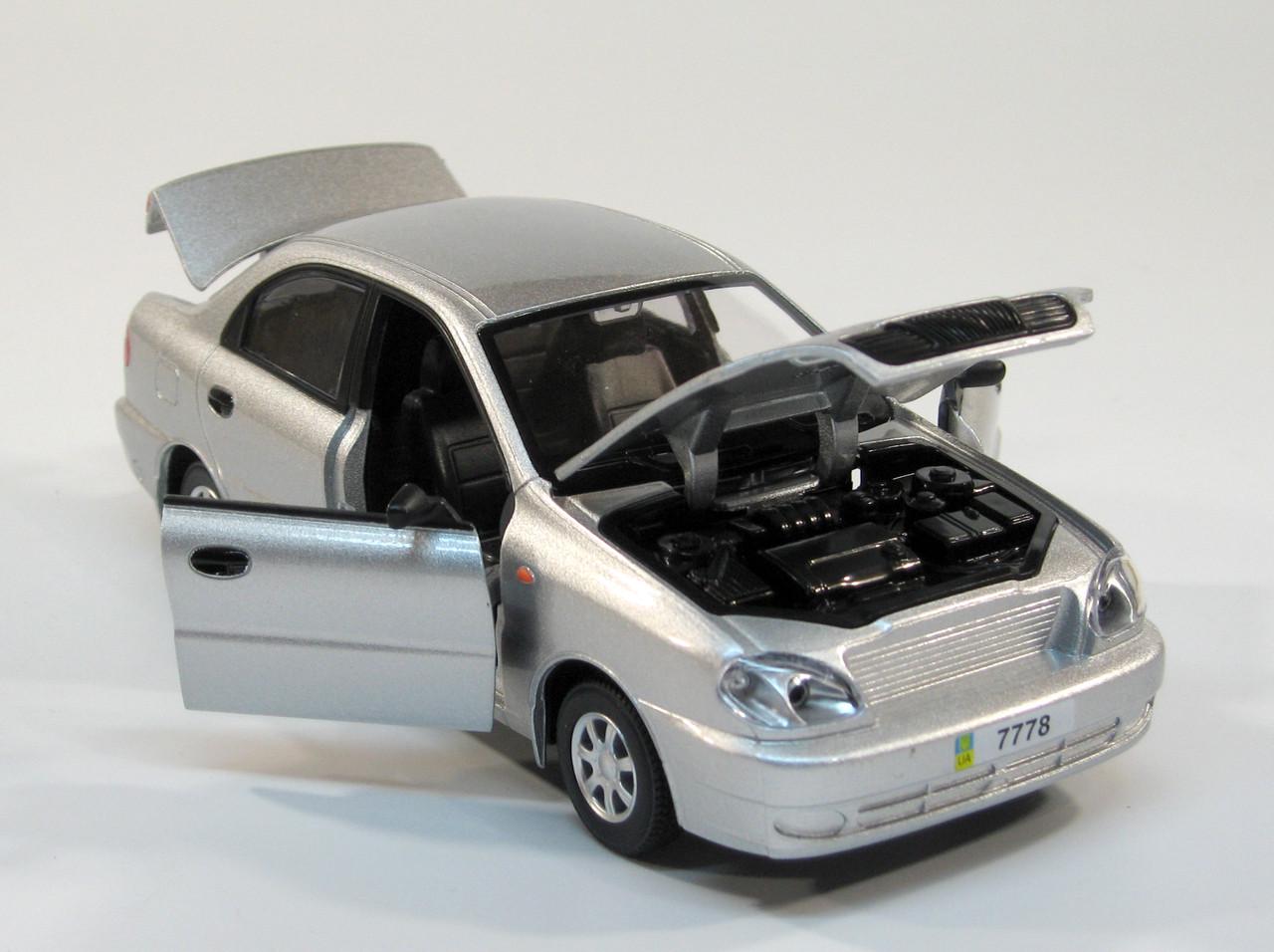 Модель металлическая Daewoo Lanos (7778 Silvery) - фото 8