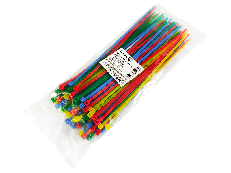 Стяжка кабельная Lemanso LMA2756 100 шт. 200х4 мм (9857)