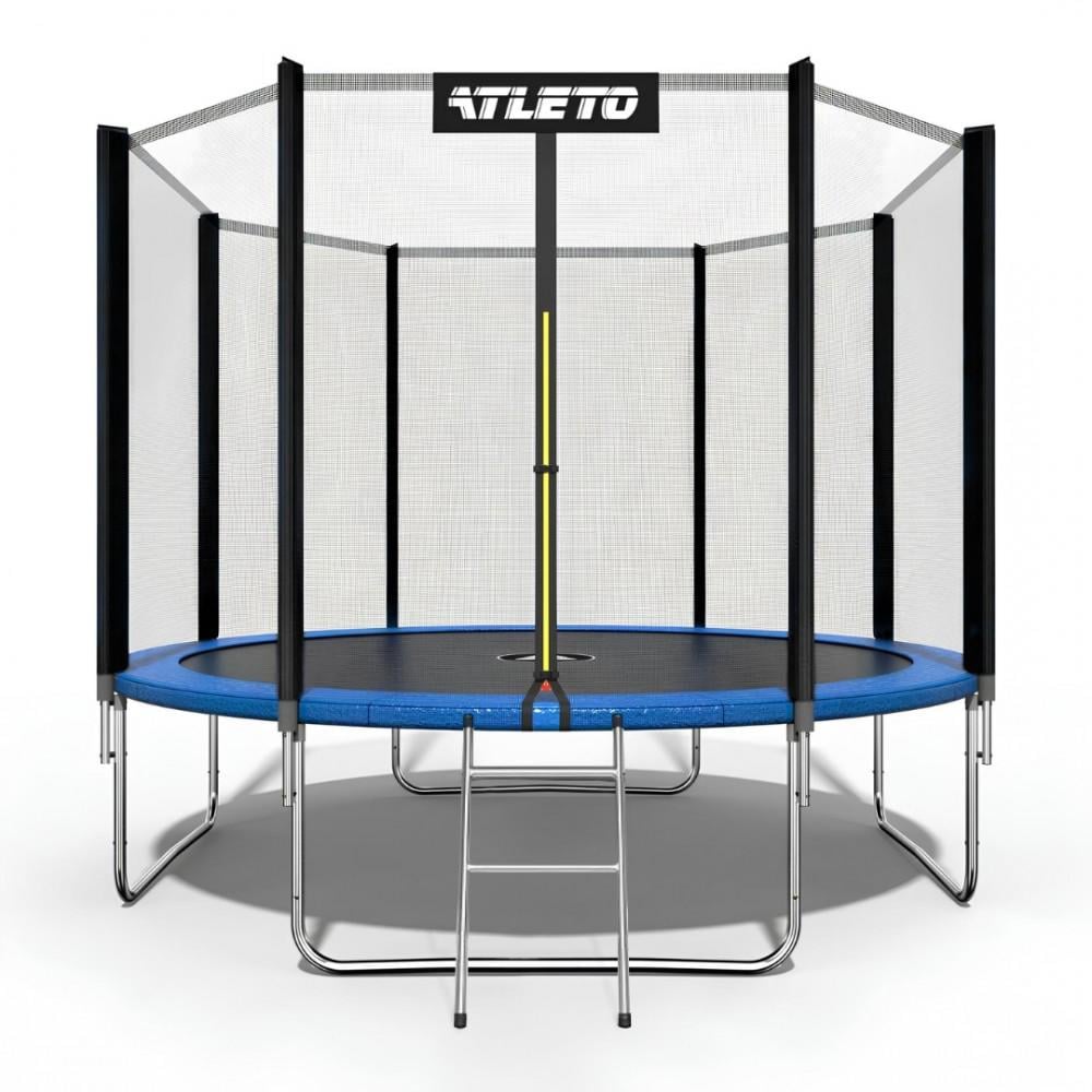 Батут детский Atleto с сеткой и лестницей 404 см (21000200) - фото 1 Батут детский Atleto с сеткой и лестницей 404 см (21000200) - фото 1
