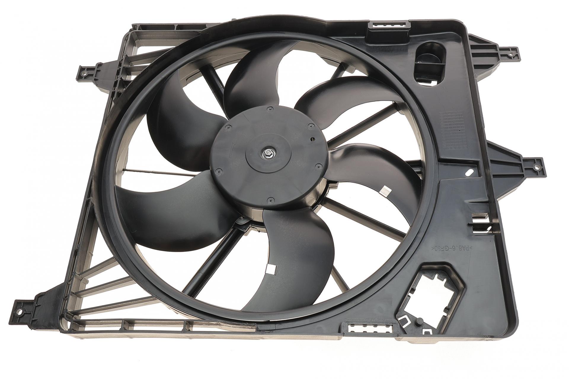 Вентилятор радиатора Renault Kangoo 97- с диффузором (47361)