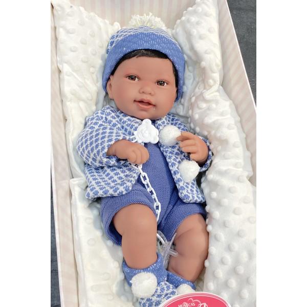 Кукла силиконовая испанская Реборн Antonio Juan мальчик Тони виниловый новорожденный пупс 42 см