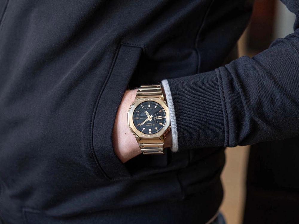 Часы Casio G-SHOCK GM-2100YMG-9AER Fine Metallic (10158) - фото 3