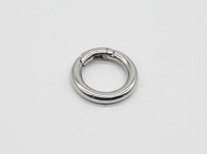 Кольцо для ключей самозажимное 25 мм Серебряный (726188869)