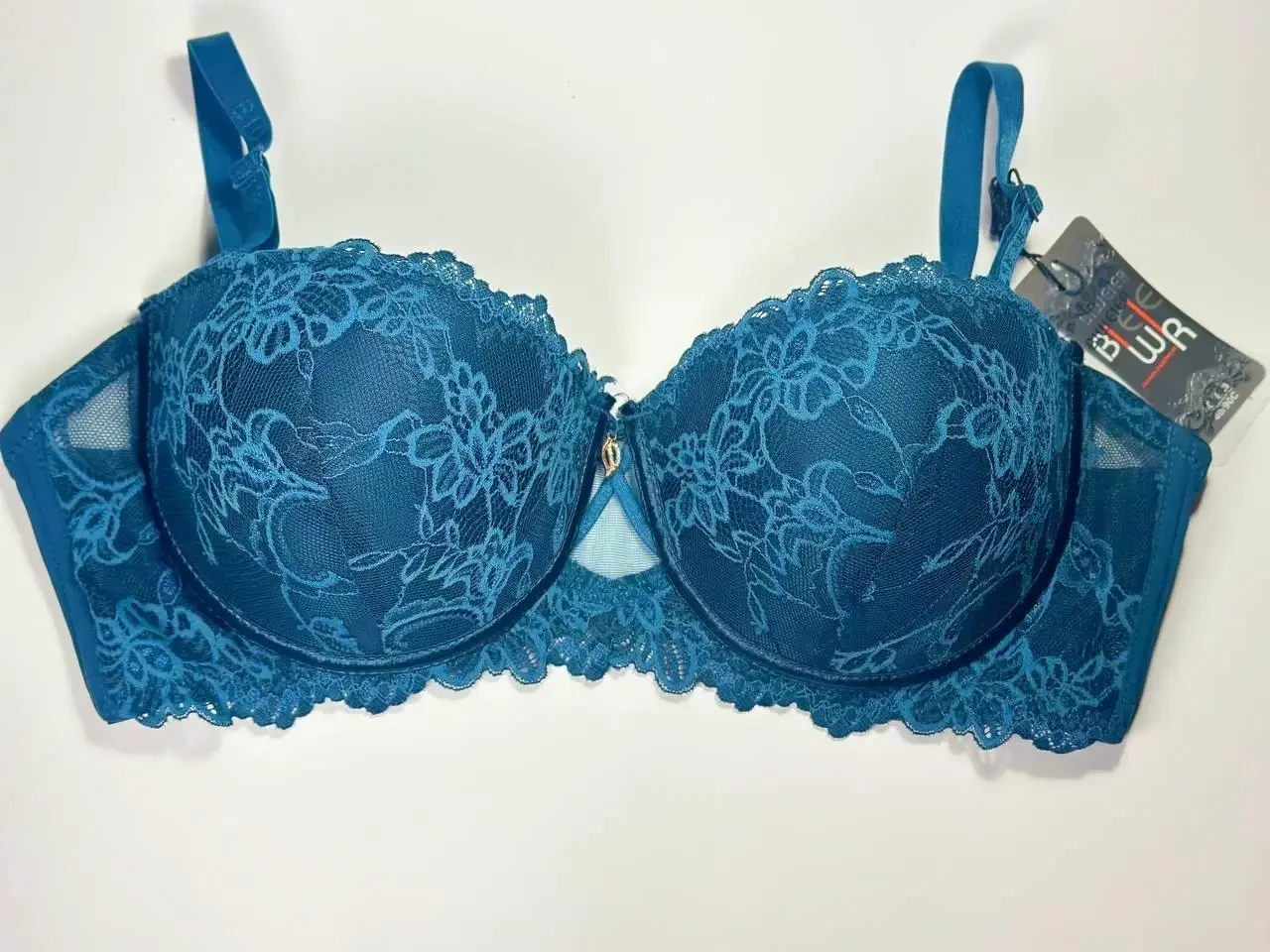 Бюстгальтер Biweier на косточках из Push-Up 80С Синий (86028)