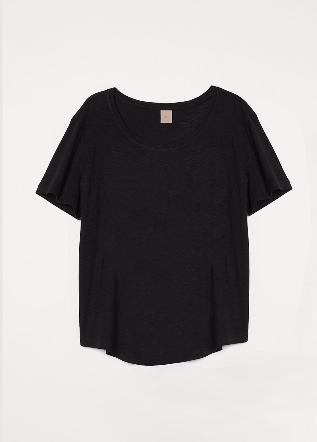 Футболка H&M 2XL Черный (993012b50)