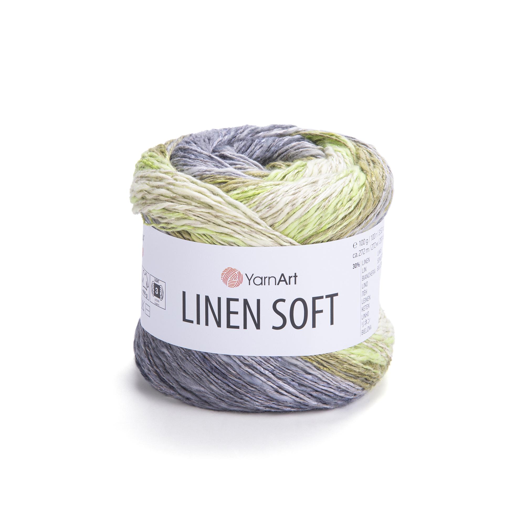 Пряжа YarnArt Linen Soft 7414