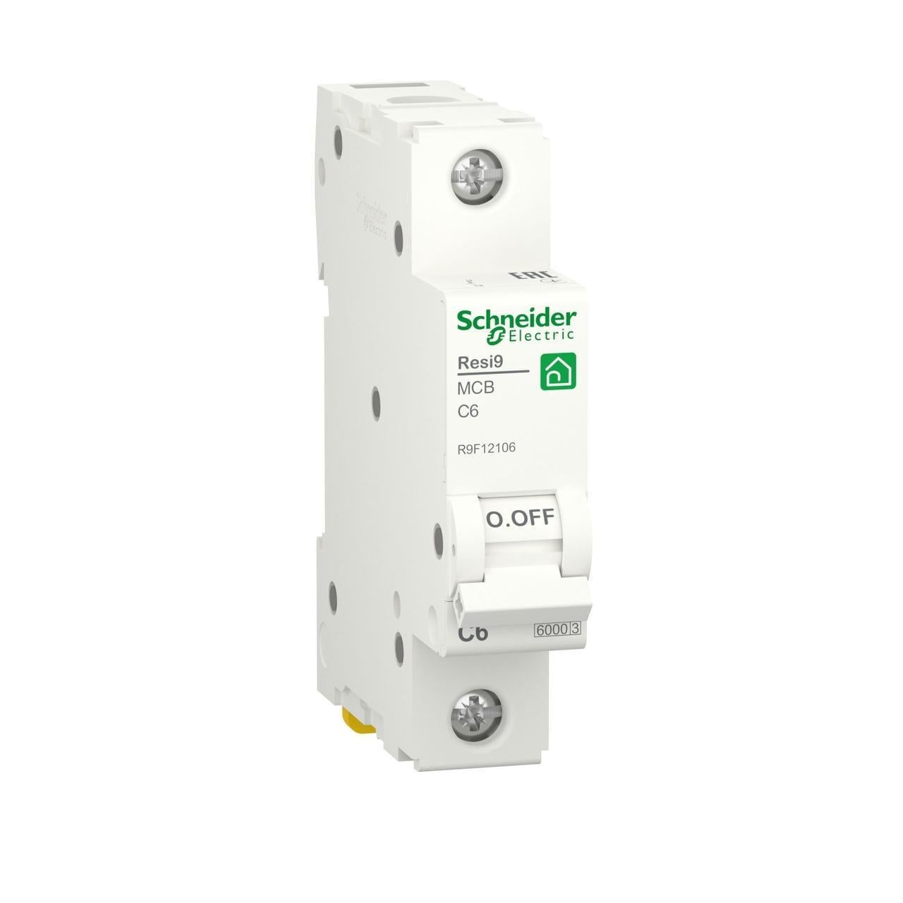 Автоматический выключатель Schneider Electric 1P 6A C 6kA Resi9 R9F12106 (2212871243) Автоматический выключатель Schneider Electric 1P 6A C 6kA Resi9 R9F12106 (2212871243)