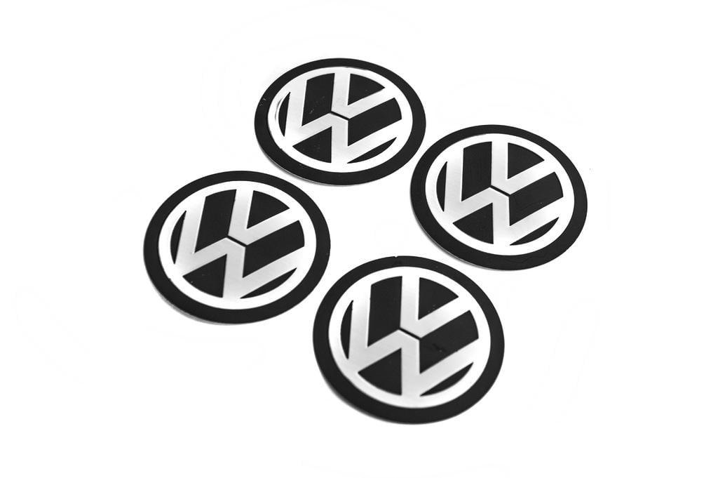 Наклейки на колпачки для тюнинга Volkswagen 90 мм 4 шт. (120891)