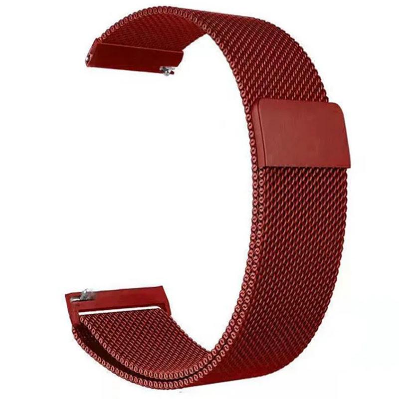 Ремінець Milanese Loop для Smart Watch 20 мм Red (00000068673_8)