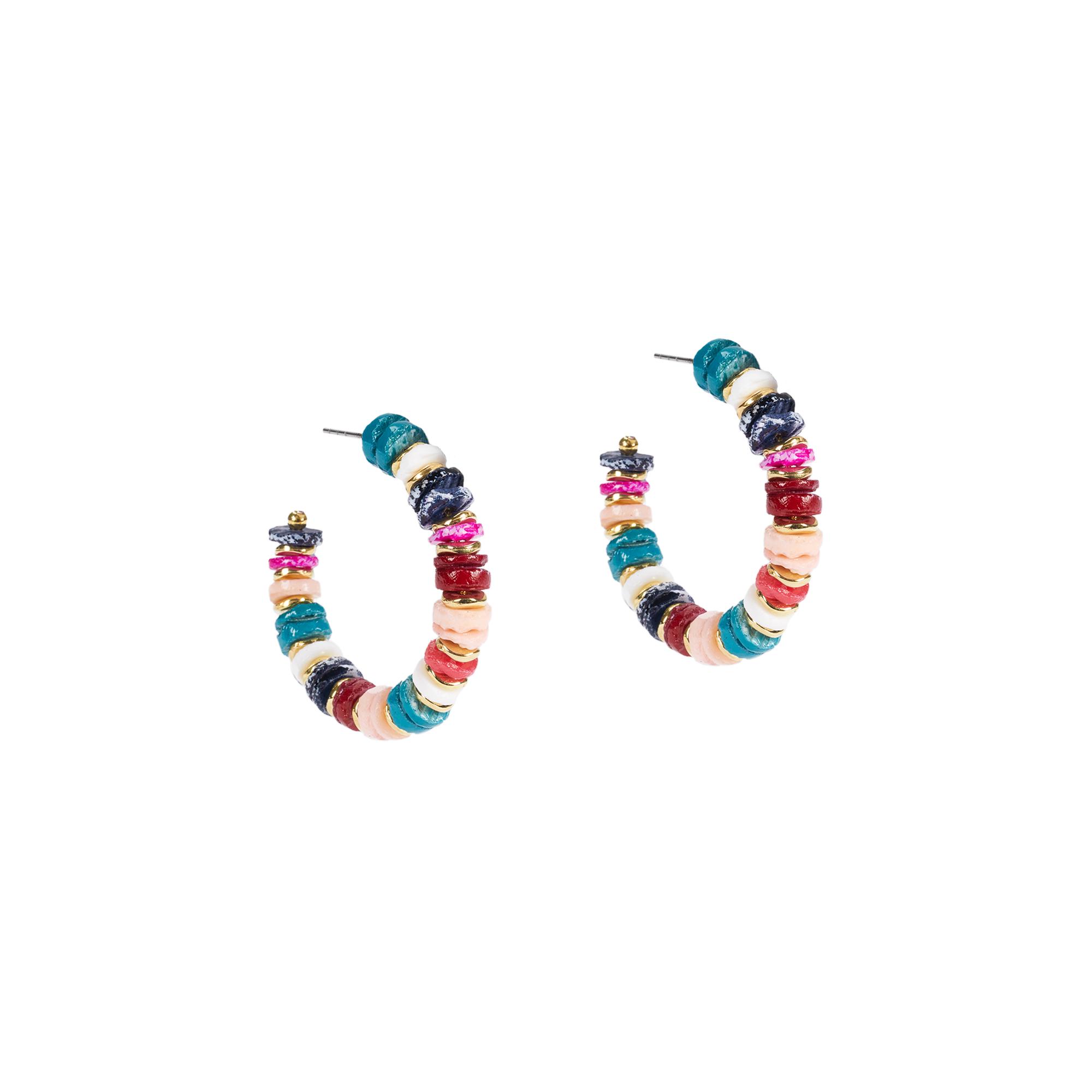 Женская серьги Parfois 190496 ONE Бежевый