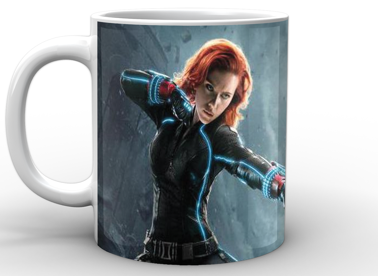 Чашка GeekLand Black Widow 330 мл Белый (BW.02.007.954)