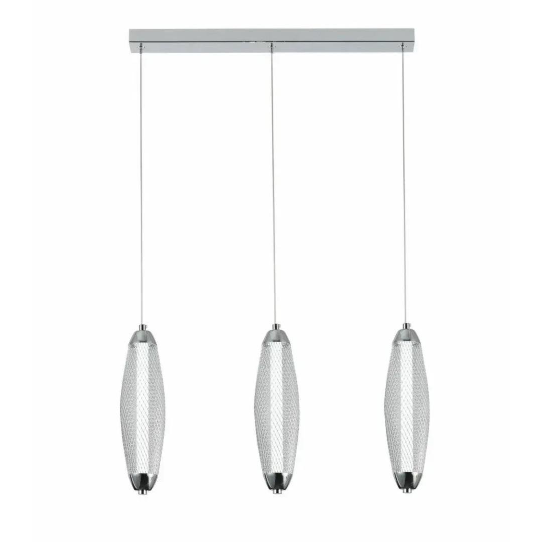 Подвесной светильник светодиодный Valeso с линейным каркасом 24W 6500К Хром (G 2667/3L 24W)