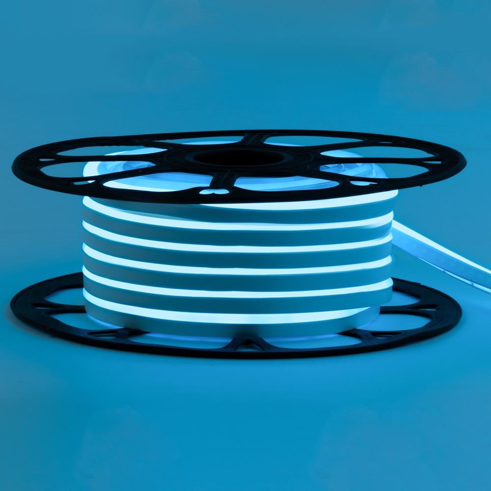 Стрічка світлодіодна AVT-SMD2835 неонова 12 V 6х12 120 Led/м 11 Вт/м IP65 5 м Блакитний