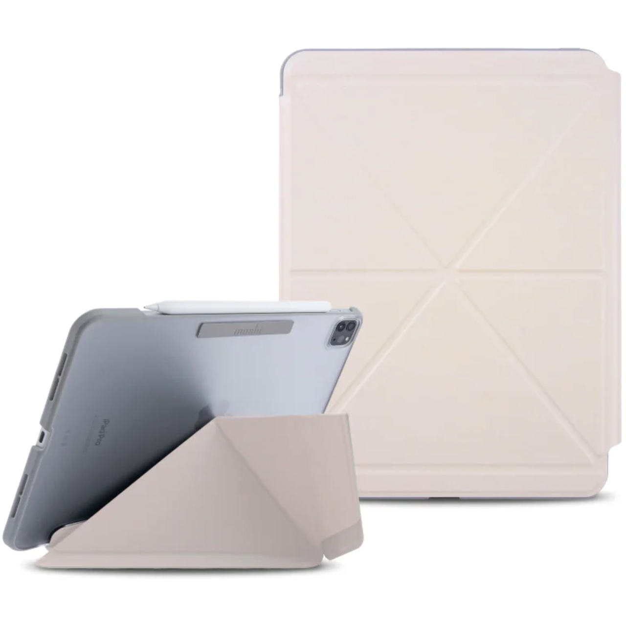 Чехол-книжка Moshi VersaCover со складной крышкой для iPad Pro 11 M1 2021 M2 2022 Savanna Beige - фото 2 Чехол-книжка Moshi VersaCover со складной крышкой для iPad Pro 11 M1 2021 M2 2022 Savanna Beige - фото 2