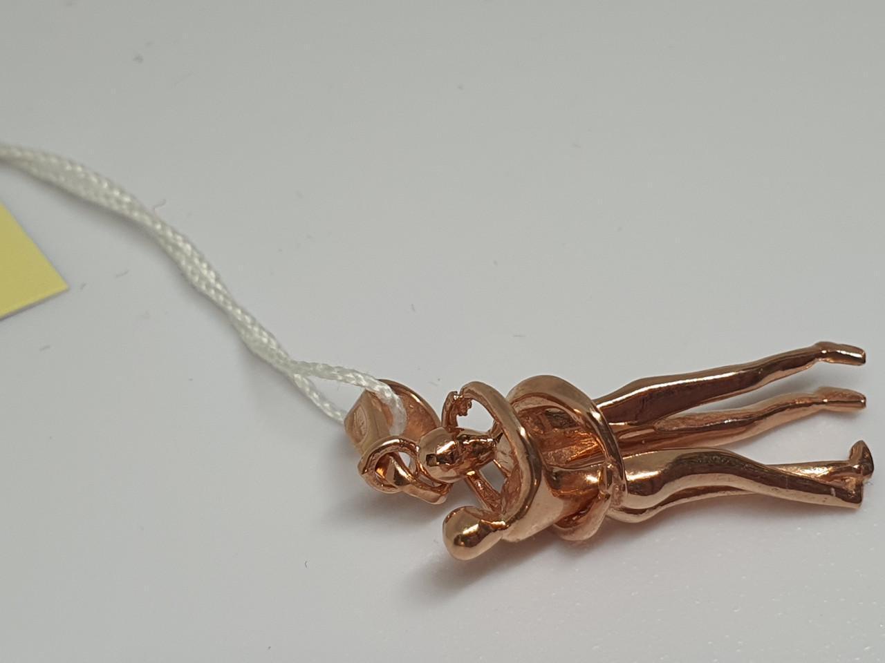 Кулон срібло Люди Пара що обіймаються позолота 925 проба (2554492132) - фото 9 Кулон срібло Люди Пара що обіймаються позолота 925 проба (2554492132) - фото 9