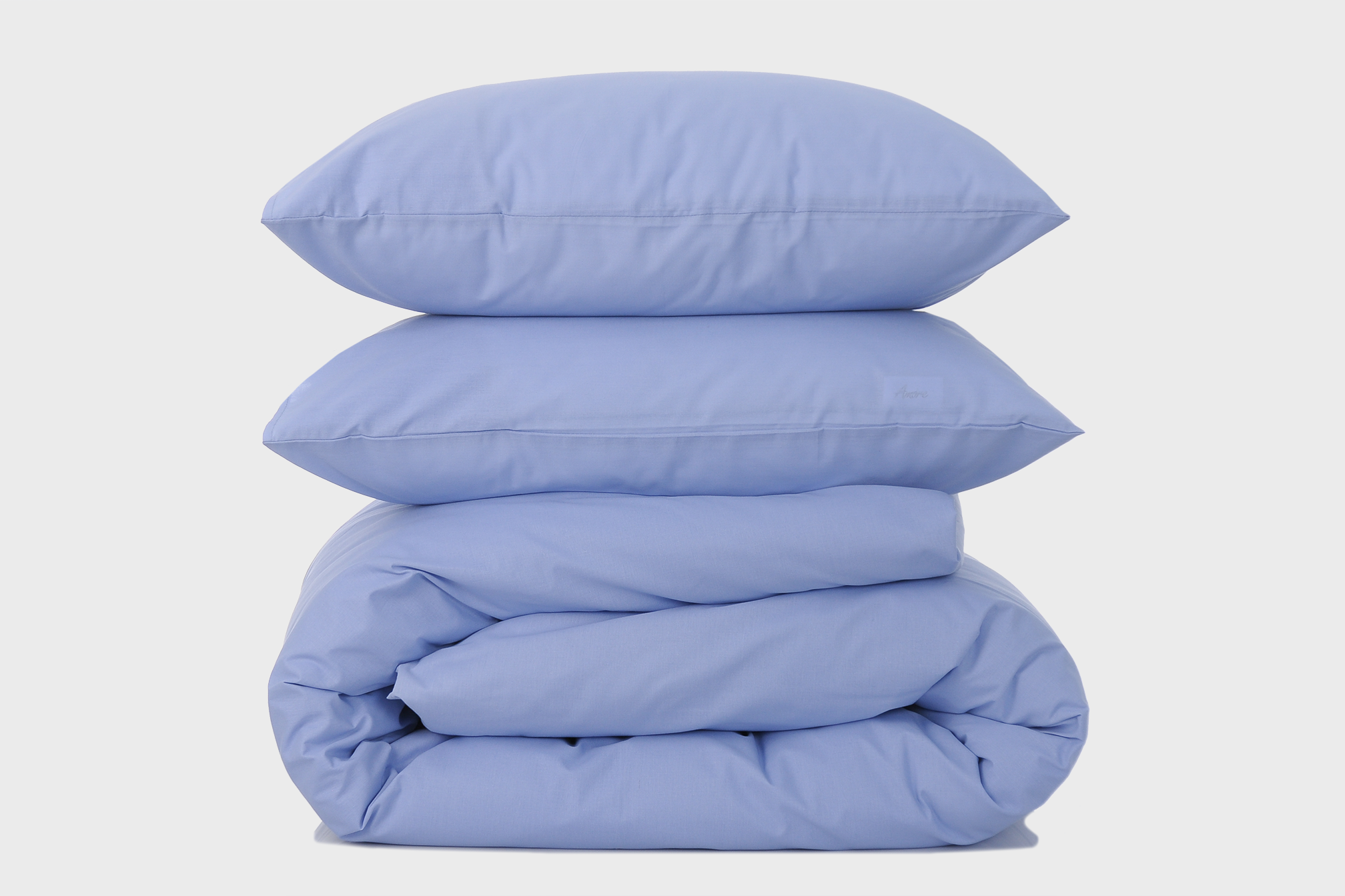 Комплект постельного белья двуспальный Amore Glux-1056 бязь Голубой (KPB-A2-Glux-1056(50x70)