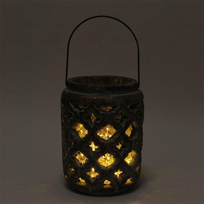 Підсвічник бетонний Flora з ручкою 24 см (36538) - фото 2