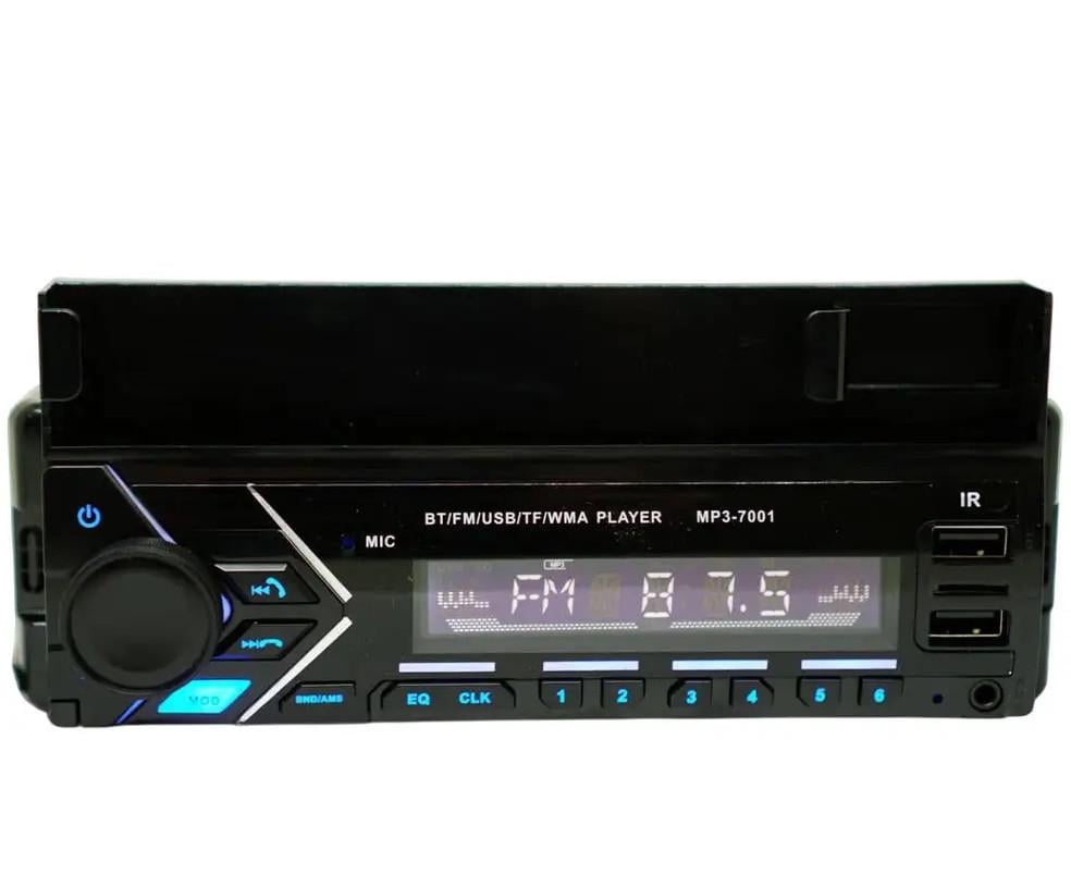 Автомагнитола 1Din Bluetooth USB MP3 удобное крепление для смартфона (9506)