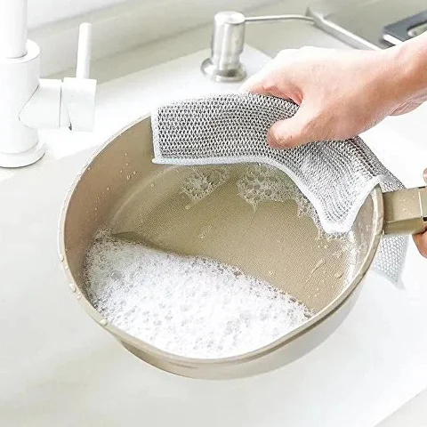 Набір дротяних ганчірок для сухого та вологого прибирання 20 шт. C00378 - фото 3 Набір дротяних ганчірок для сухого та вологого прибирання 20 шт. C00378 - фото 3