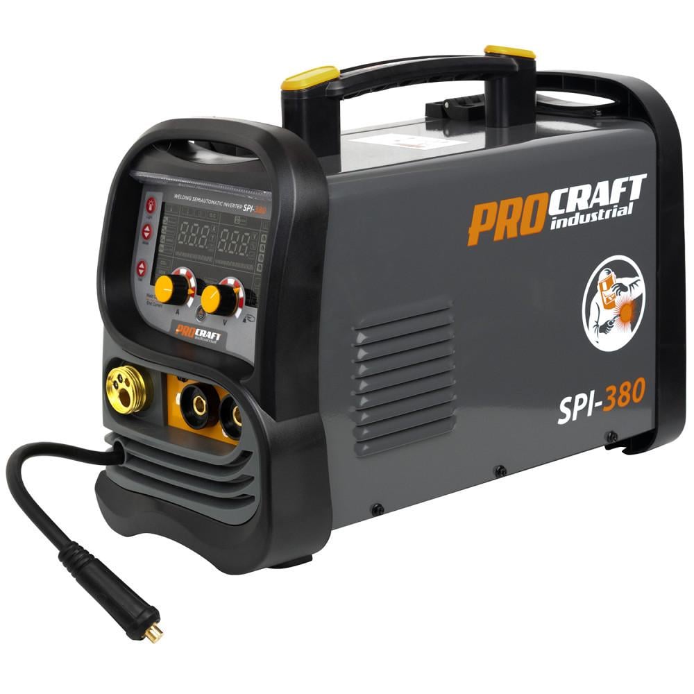 Полуавтомат сварочный инверторный Procraft Industrial SPI380 2026 MIG/MAG/MMA/TIG 180А синергия катушка 200 мм