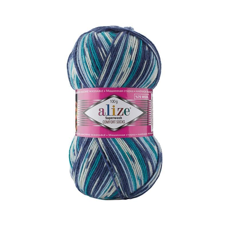 Пряжа Alize Superwash Comfort Socks Синий Пряжа Alize Superwash Comfort Socks Синий