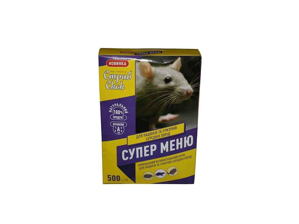 Корм для грызунов Стриб&Скок средних пород Супер Меню ±3% 500 г (852861)