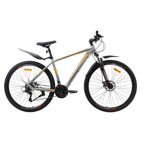 Велосипед Crossbike Drive 29" 19" Сірий/Помаранчевий (602)