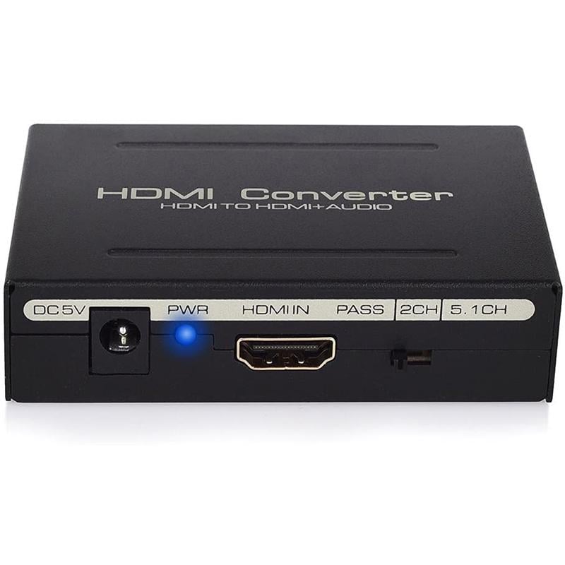 Аудіо конвертер 4Sport Audio Extractor HDMI - HDMI/SPDIF/RCA Black (WAZ-HDARC2-B) - фото 2