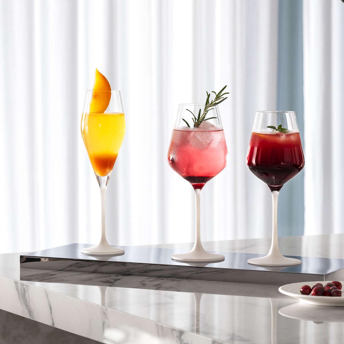 Набор бокалов Villeroy & Boch Manufacture White 12 предметов Белый (1137998120) - фото 6 Набор бокалов Villeroy & Boch Manufacture White 12 предметов Белый (1137998120) - фото 6