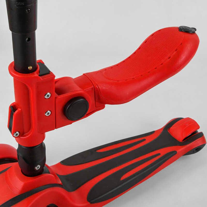 Самокат триколісний із сидінням Best Scooter MAXI 3 колеса PU зі світлом d 12 см (ST-18003) - фото 6 Самокат триколісний із сидінням Best Scooter MAXI 3 колеса PU зі світлом d 12 см (ST-18003) - фото 6