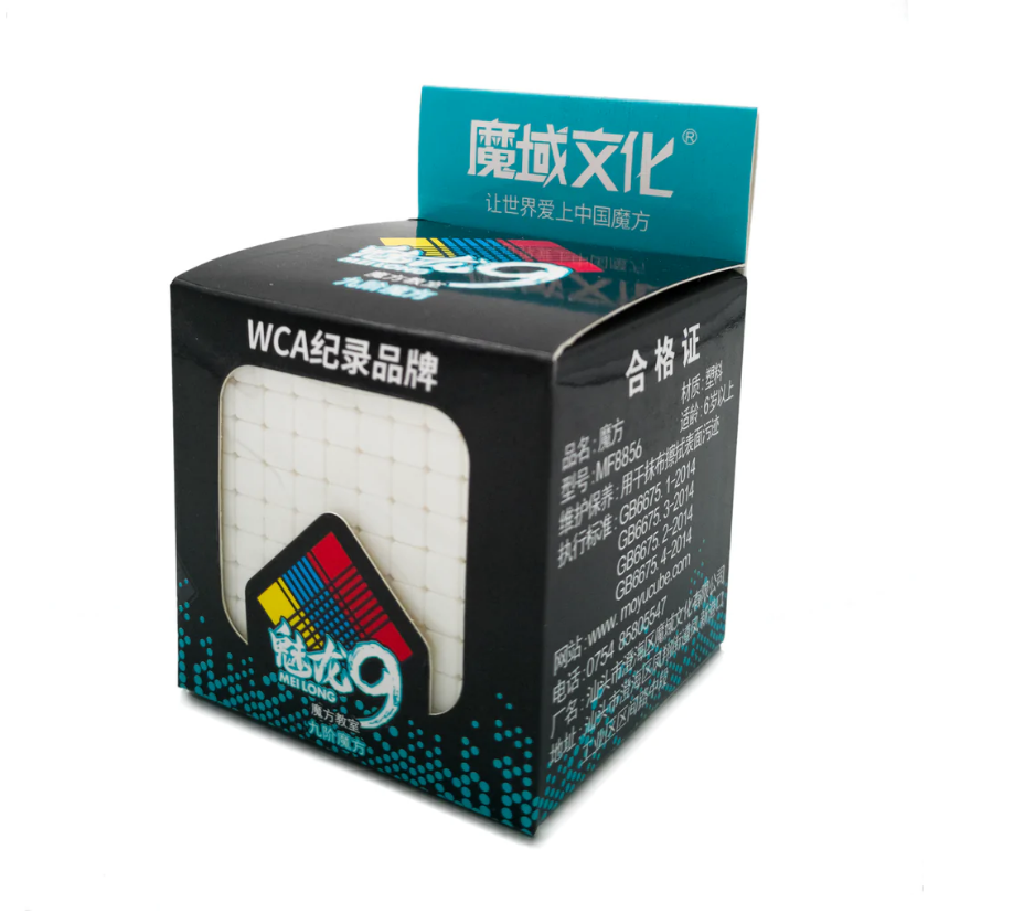 Головоломка кубик MoYu Meilong MF9 color 9х9 без наліпок (100191) - фото 3
