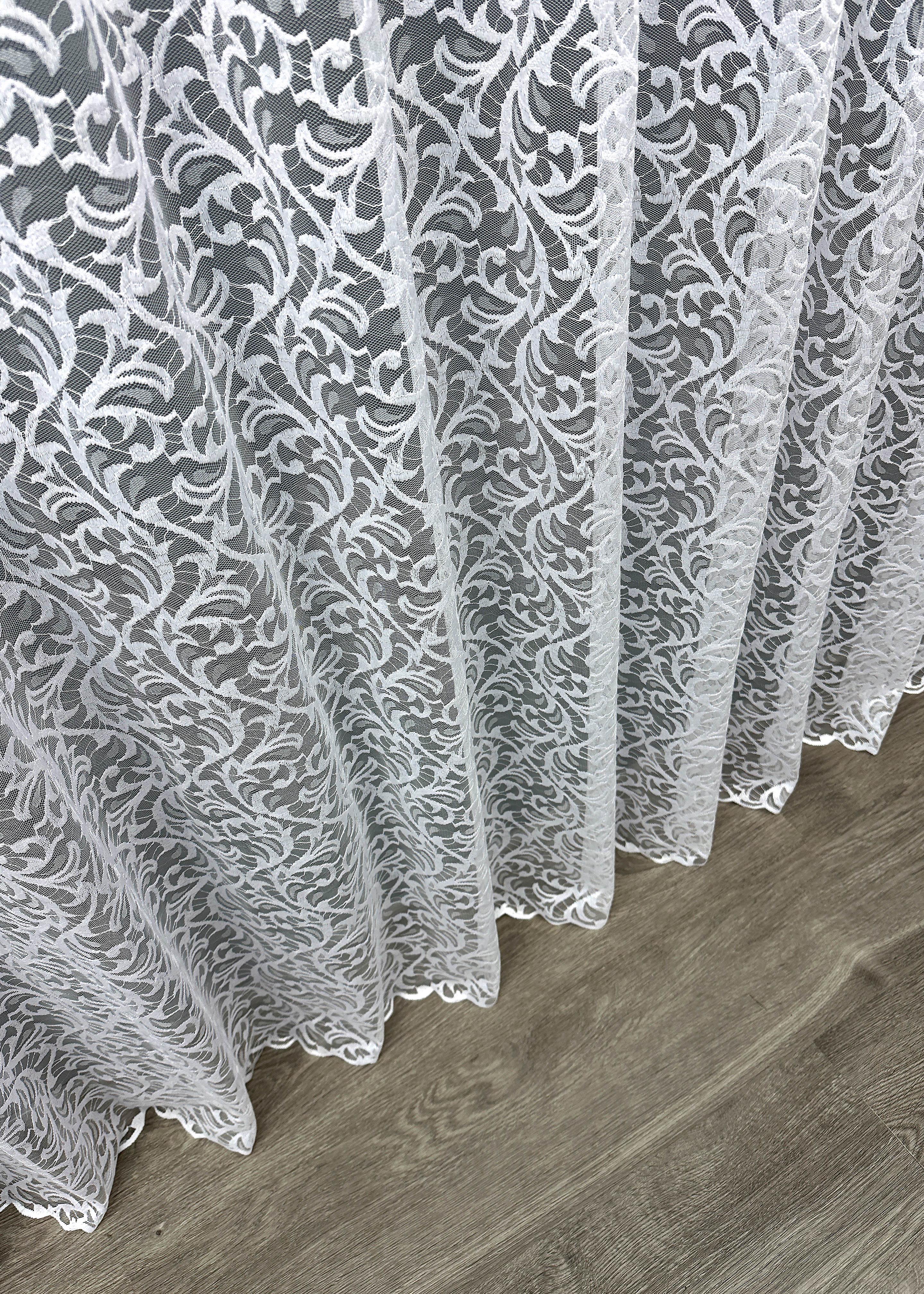 Тюль VR-Textil 1586т Гипюр 300х270 см Белый (42-0546) - фото 9