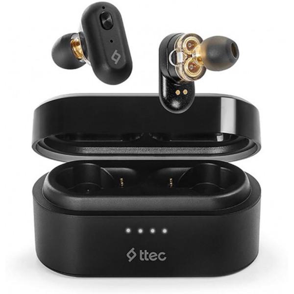 Навушники Ttec AirBeat Bluetooth Duo True Wireless Headsets Black (2KM127S)