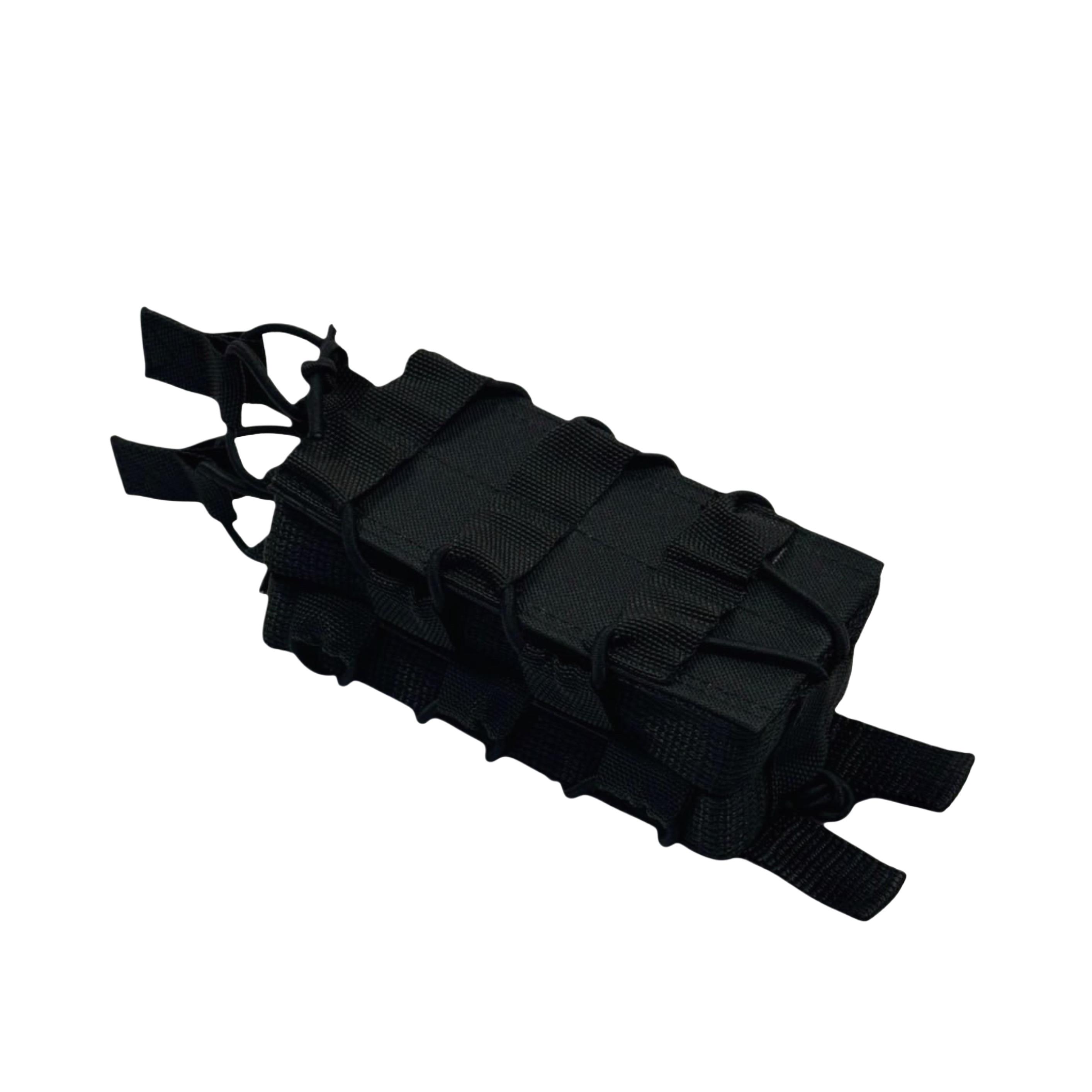 Подсумок каркасный для магазина АК открытый двойной Черный (23648961) Подсумок каркасный для магазина АК открытый двойной Черный (23648961)