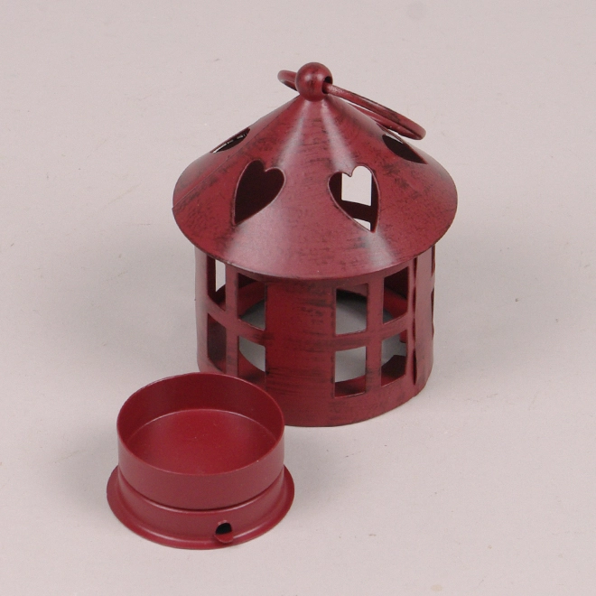 Свічник-ліхтар металевий WDT1543S-9 Червоно-чорний (45589) - фото 2 Свічник-ліхтар металевий WDT1543S-9 Червоно-чорний (45589) - фото 2