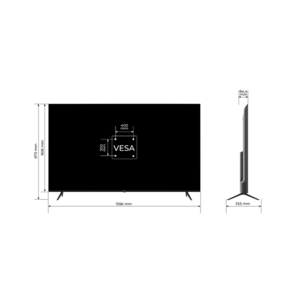 Телевизор KIVI 70U760QB 70" UHD 3840х2160 Smart TV Direct LED Black (f126b9d2) - фото 6