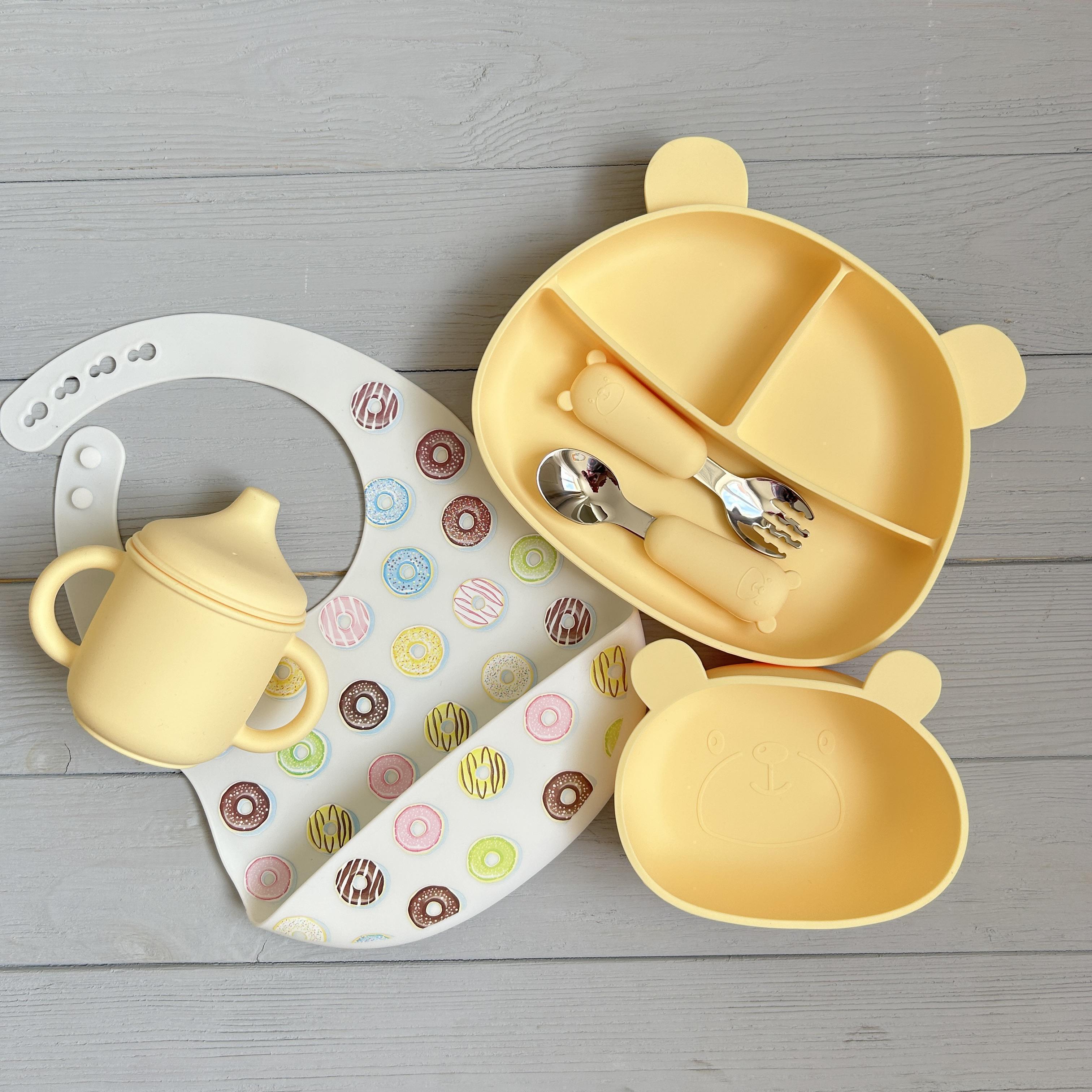 Детская посуда силиконовая Мишка BPR img_e9178 Y11 Желтый (65504) - фото 1 Детская посуда силиконовая Мишка BPR img_e9178 Y11 Желтый (65504) - фото 1