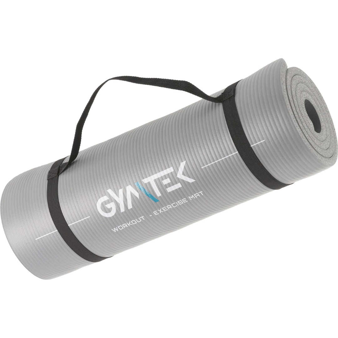 Килимок для фітнесу та йоги Gymtek NBR 1,5 см Сірий - фото 2