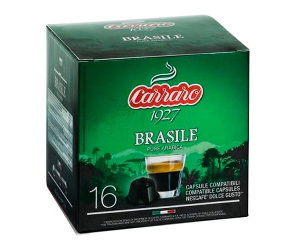 Кава у капсулах Carraro Single Origin Brasile Dolce Gusto 16 шт. (Е-205)